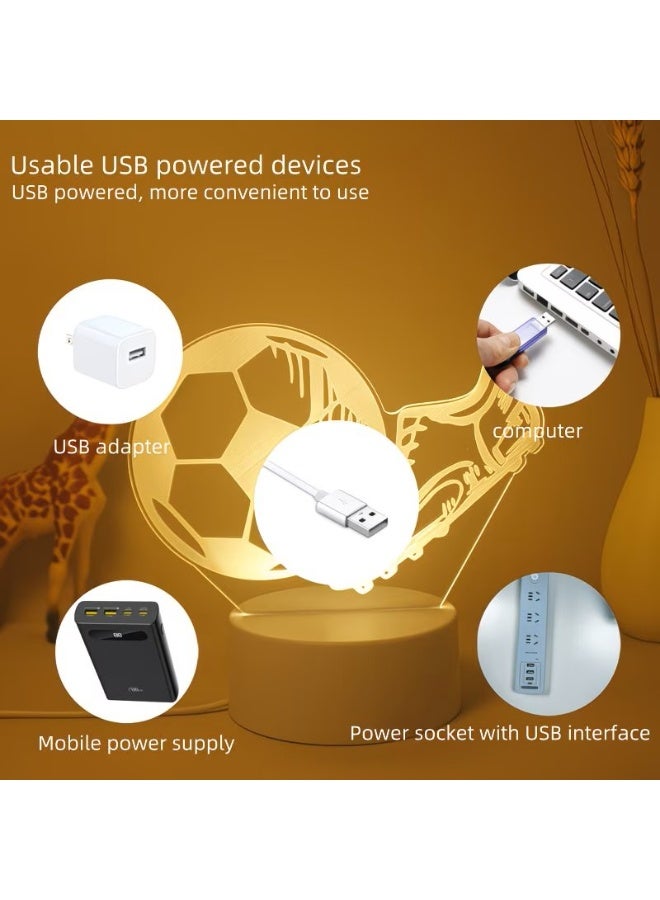 Football LED Night Light Desk Lamp Decor - Image 4