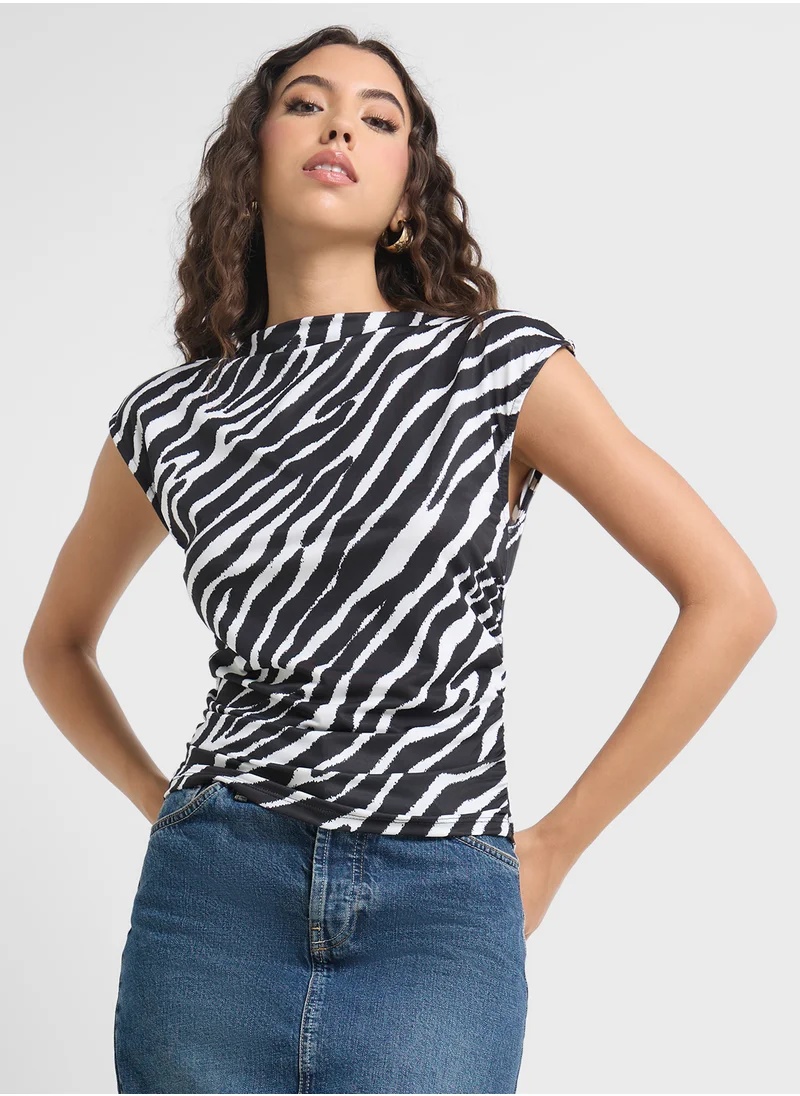 VERO MODA CHRIS SS HIGH NECK Knitted TOP
