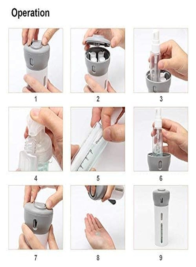 PREXI TravelEase: 4-in-1 Leak-Proof Refillable Cosmetic Dispenser Set - Image 2