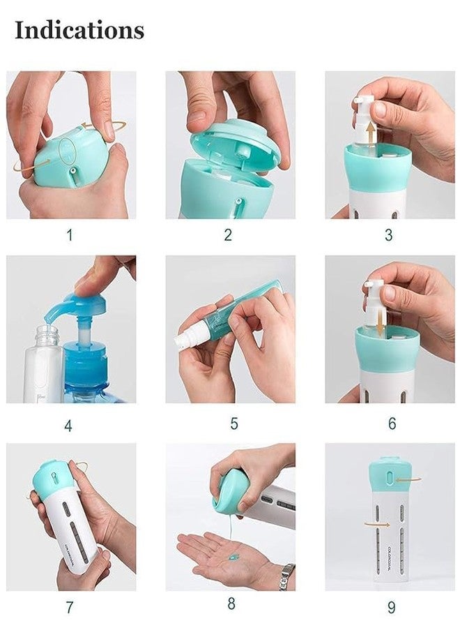 PREXI TravelEase: 4-in-1 Leak-Proof Refillable Cosmetic Dispenser Set - Image 4