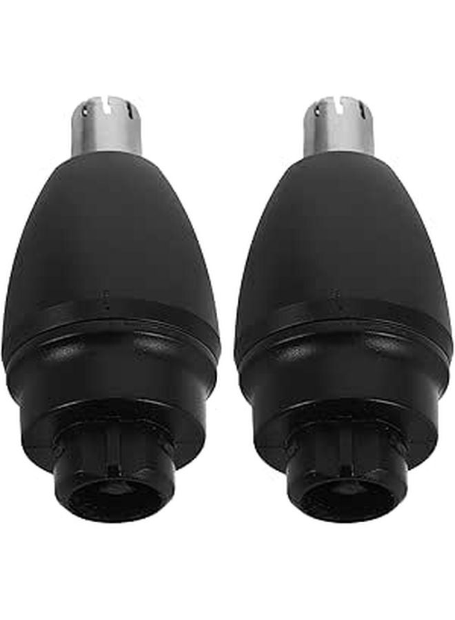 Universal Nose Hair Trimmer Replacement Heads 2 Pack Precision Spare Blades - Image 1