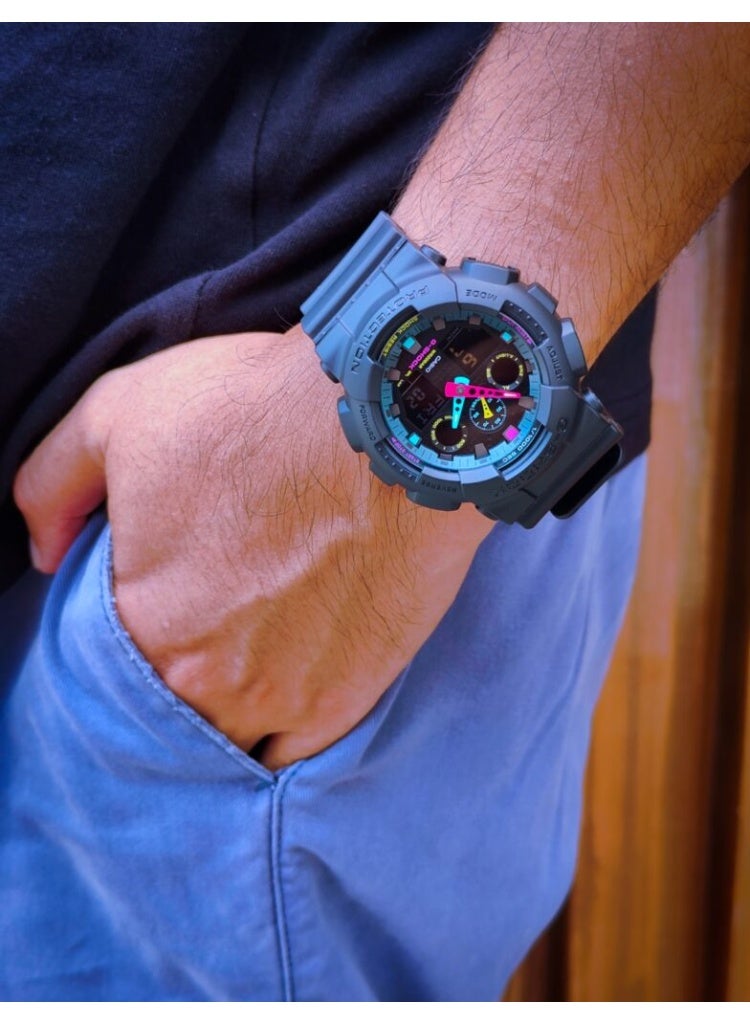 كاسيو ساعة جي شوك كاجوال للرجال GA-100MF-1ADR - Image 3
