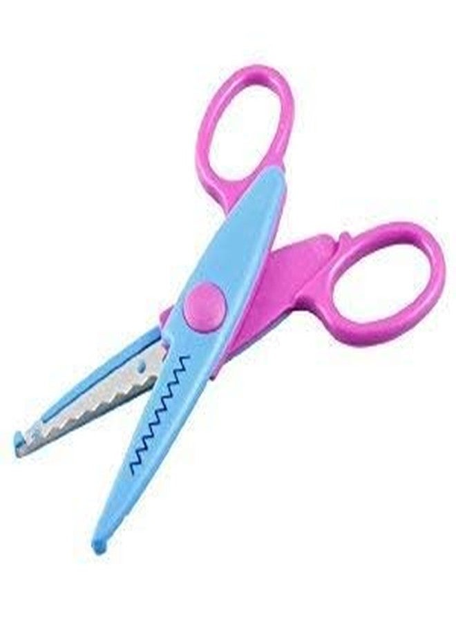 Artnery Art and Craft Zig zag Paper Shape Cutter Scissor for DIY Craft Work, Project Work and Border Making (Set of 1) - Image 1