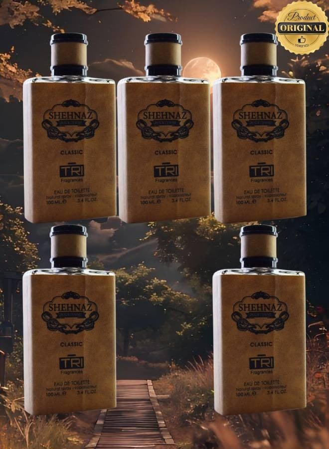 تي أر آي 5 قطع عطر شهناز كلاسيك تي ار أي 100 مل - Image 1