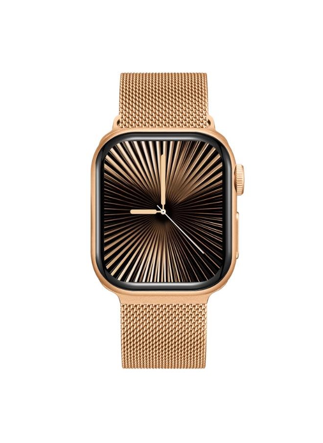 KENNETH SCOTT Kenneth Scott KA10PRO-RSBMK Unisex Smart Display Watch & Mesh & Silicone Strap Black & Rose Gold  - Image 1