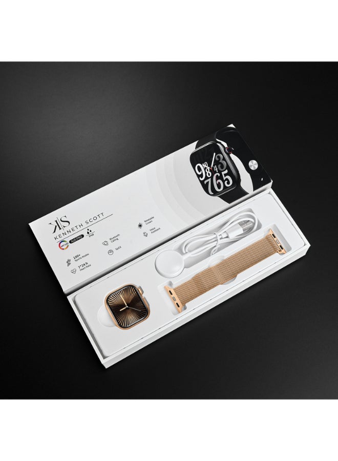 كينيث سكوت ساعة ذكية للجنسين شبكة وسيليكون - - . مم - Image 5