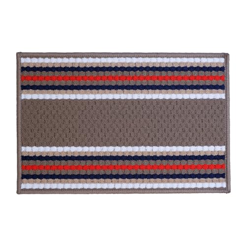 Status Contract Anti Slip Front Monsoon Doormat (38x58cm)| Living Room Rug |Polypropylene Floor Mat for Home|Essential Small Rug for Office, Bedroom & Kitchen| -Pack of 2, Rectangular (Beige) - Image 2