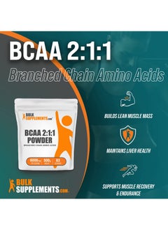 BulkSupplements.com BCAA 2:1:1 Powder - Branched Chain Amino Acids, BCAA Supplement, BCAAs Amino Acids Powder - Unflavored & Gluten Free, 1000mg per Serving, 500g (1.1 lbs) (Pack of 1) - pzsku/Z082938BDEF4B999F982AZ/45/_/1739863800/7e27243e-a626-4558-884c-c714a372f935