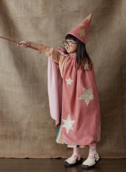 ميري ميري Pink Velvet Wizard Costume