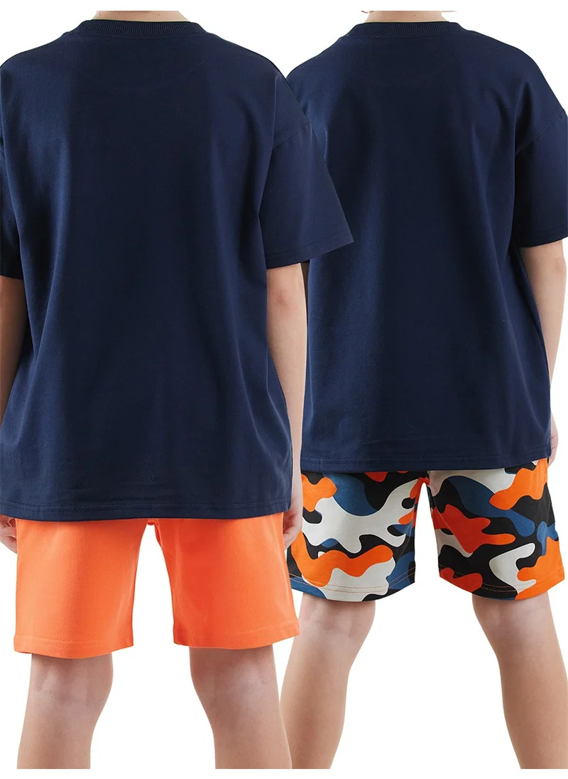 دينوكيدس Boys Basic 2-Piece Shorts Set