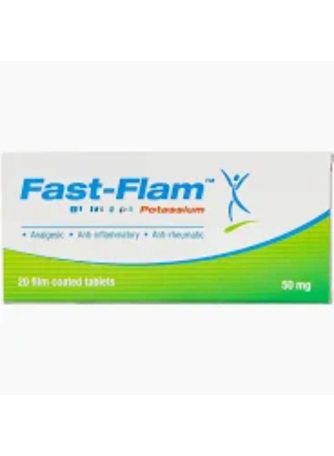 Fast-Flam 50Mg Film Coated Tablets 20'S