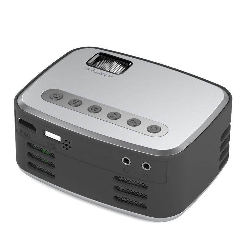 T20 Mini Portable Projector 1080P USB HD LED Home Media Video Player Cinema Projector 320x240 Pixels Supports Easy To Carry - Image 4