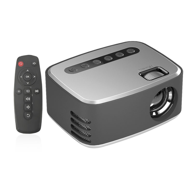 T20 Mini Portable Projector 1080P USB HD LED Home Media Video Player Cinema Projector 320x240 Pixels Supports Easy To Carry - Image 1