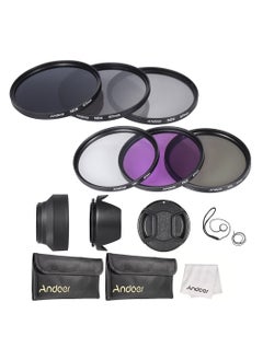 Andoer 67mm Lens Filter Kit UV+CPL+FLD+ND(ND2 ND4 ND8) with Carry Pouch / Lens Cap / Lens Cap Holder / Tulip & Rubber Lens Hoods / Cleaning Cloth - pzsku/Z08296C6FD03B52C7AC79Z/45/_/1697533310/f6122bc0-7a12-4f89-bb78-3e1ef78a6158