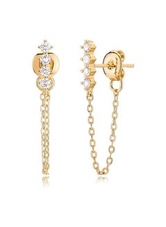 Mevecco Women Earrings Gold Stud 14K Gold Filled Small Simple Handmade Hypoallergenic Everyday Jewelry  - Image 1