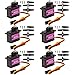 CenryKay MG90S Servo Helicopter QC Module 9G Servo Motor Metal Gear Micro Servo Motor Smart Robot Helicopter Plane Boat for Arduino Raspberry Pi Project6PCS - Image 3