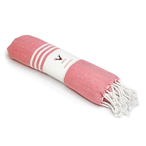 PATVY Bath Towels| Light Weight Turkish Style Bath Towels for Men Large Size Cotton|75 x 150cm Quick Absorption &Faster Drying Bath Towel for Women| 100% Cotton (Pack of 1, Pink) - Image 1