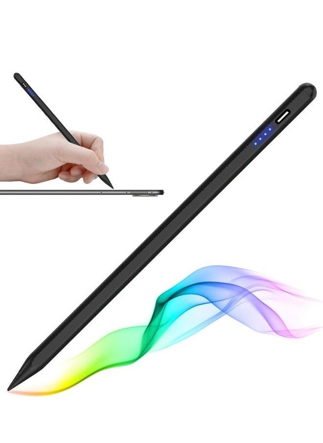Captaintech Universal Stylus Pen for Android, iOS  Windows Devices – Magnetic Touch Pen Compatible with iPad, Apple Pencil Alternative for Huawei, Lenovo, Samsung, Xiaomi – Precision Writing and Drawing Tool, Black - Image 1
