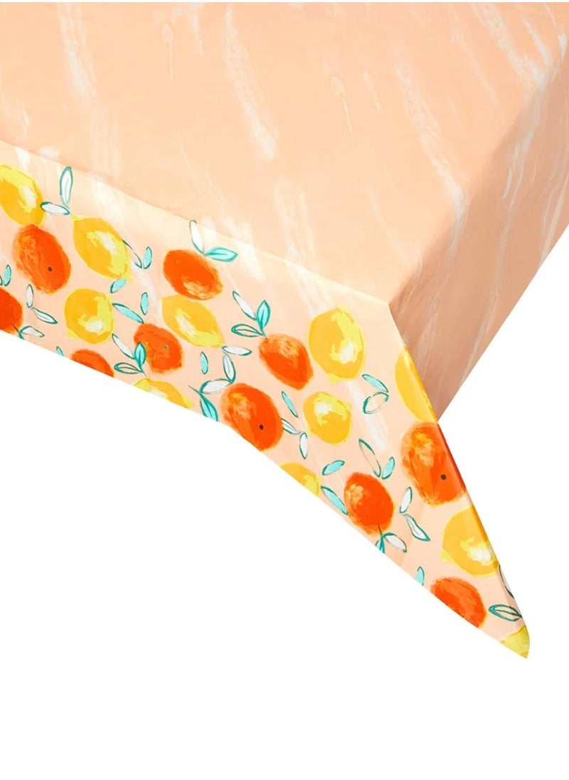 Talking Tables Citrus Fruit Recyclable Paper Table Cover  - Image 2
