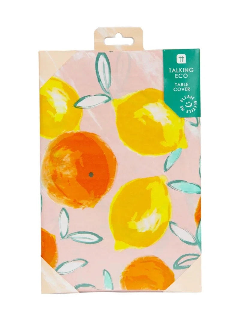 Talking Tables Citrus Fruit Recyclable Paper Table Cover