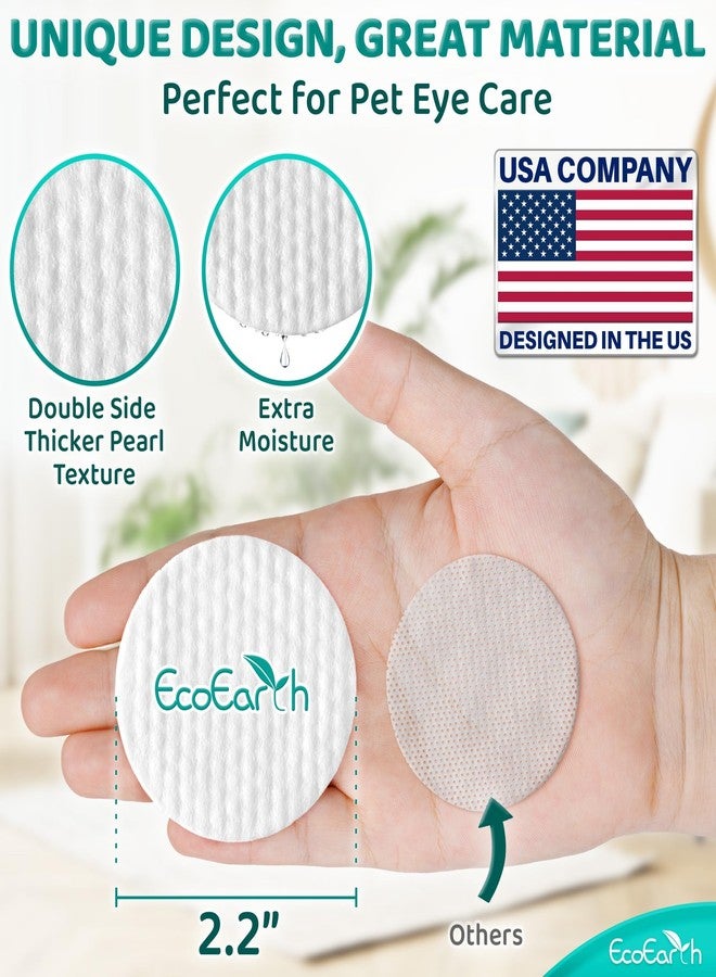 EcoEarth Premium Eye Wipes for Dogs & Cats - 300 Pcs - Pet Eyes Cleaning Pads to Remove Tear Stains, Crust & Discharge - Perfect for Pets Daily Care - Helps with Itching & Dryness - Pre-Soaked & Disposable - Image 5