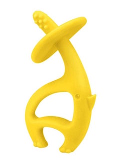 Mombella Elephant Teething Toy | Soft & BPA-Free Silicone | Multiple Textures for Sore Gums | Free Clip Included | Freezer & Dishwasher Safe | 3-6 Months | 11 x 7 x 3 cm  - Image 1