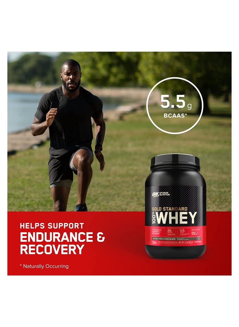 Optimum Nutrition - Gold Standard 100% Whey Protein Powder, for Muscle Support & Recovery, Primary Source Whey Protein Isolate - Vanilla Ice Cream, 4.54 Kgs (10 lbs) - Image 1