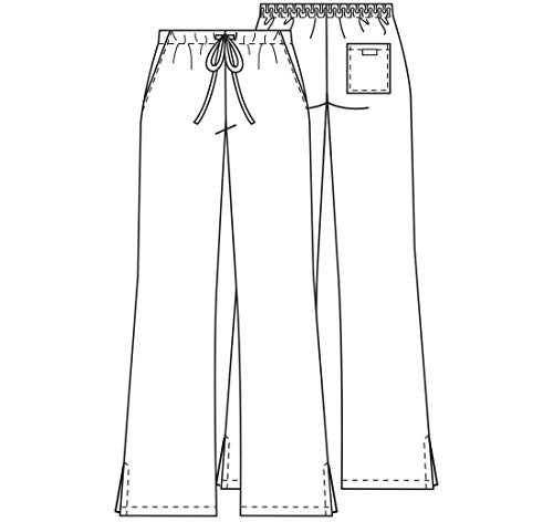 Cherokee Women's Fashionable Flare Leg Drawstring Pant, Olive, 2X-Small Petite - Image 4