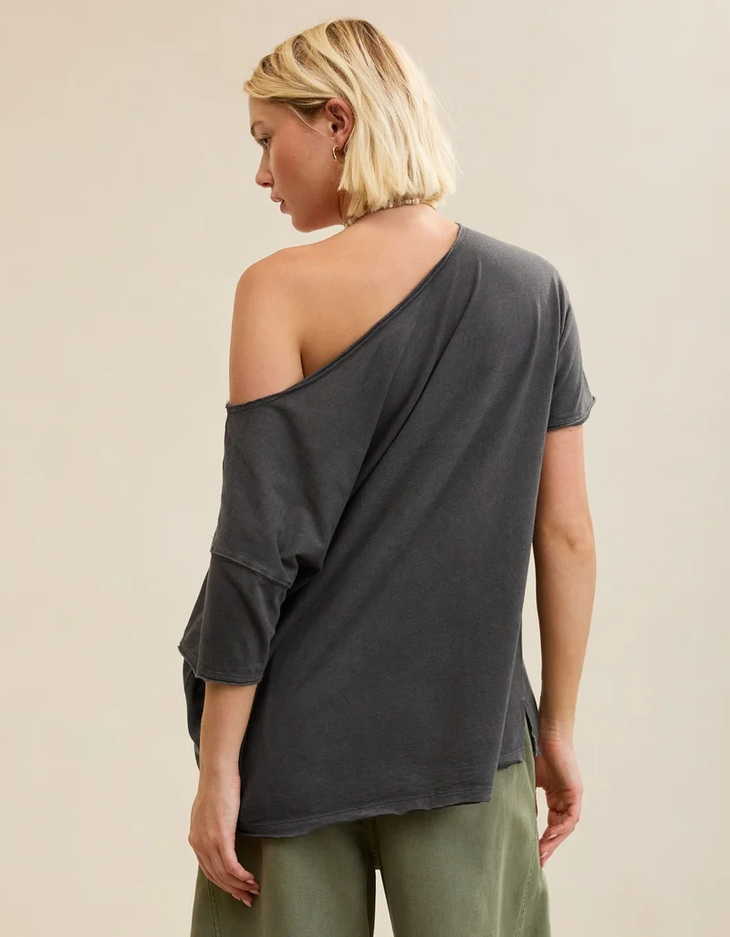 Aerie Aerie Oversized Off The Shoulder T-Shirt