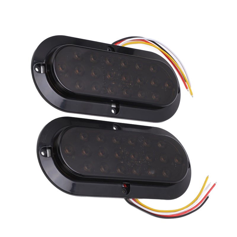 مصباح مؤخري لمقطورة LED: 20 حبة إضاءة LED، مواد ABS و PC مقاومة للماء بحماية IP65، تثبيت غير مدمر وبدون أدوات - مصباح علامة عالي السطوع للمقطورات، الشاحنات، المركبات السكنية، الحافلات، الشاحنات الصغيرة - Image 3