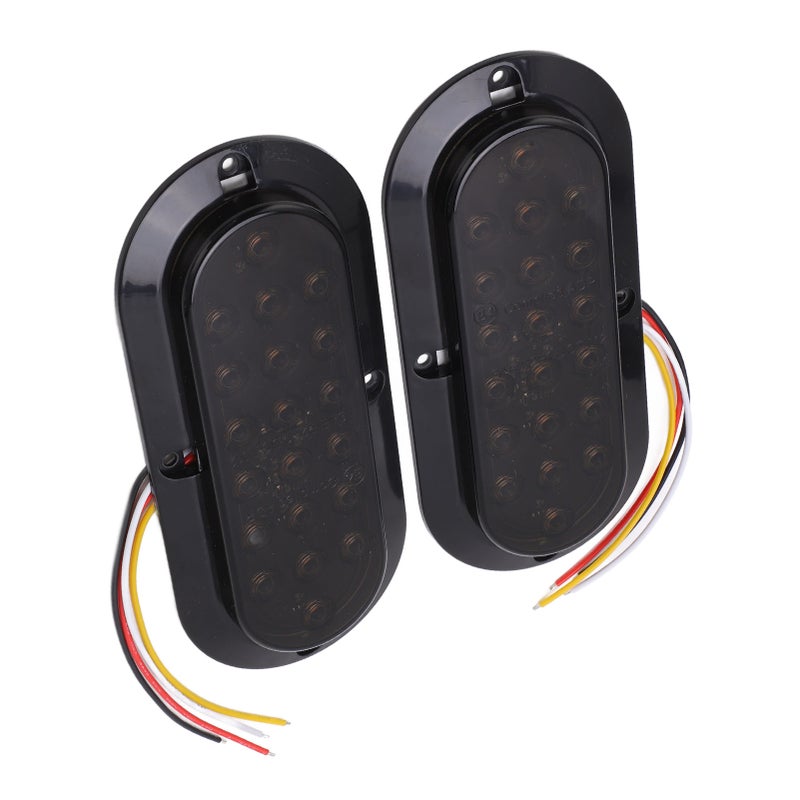 مصباح مؤخري لمقطورة LED: 20 حبة إضاءة LED، مواد ABS و PC مقاومة للماء بحماية IP65، تثبيت غير مدمر وبدون أدوات - مصباح علامة عالي السطوع للمقطورات، الشاحنات، المركبات السكنية، الحافلات، الشاحنات الصغيرة - Image 5