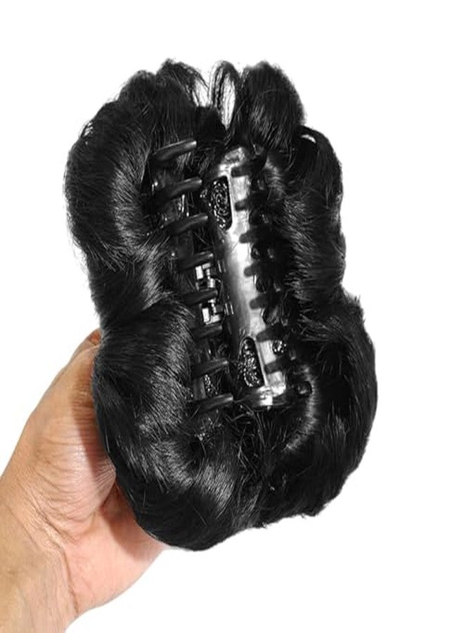 PINAKA Hair Accessories For Women Stylish - Messy Bun Hair Extension - Juda Hair Buns for Wedding - Artificial Fake Donuts Maker - Natural Black - Image 4