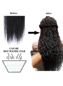 NAYOO NAYOO Senegalese Twist Crochet Hair for black women 22 Inch 8 Packs Crochet Braids hair 34~35 Stands/Pack small Crochet Hair Hot Water Setting(22 Inch, 1B)  - Image 2