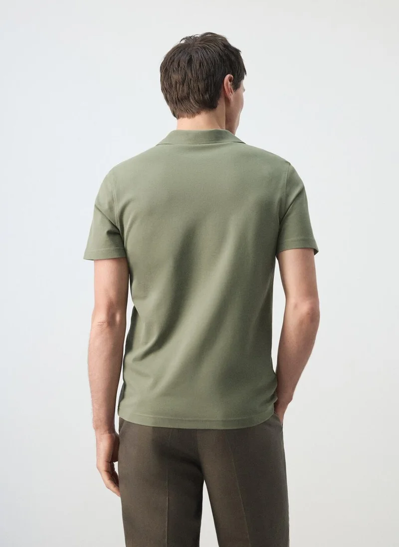 مانجو مان Slim fit piqué polo