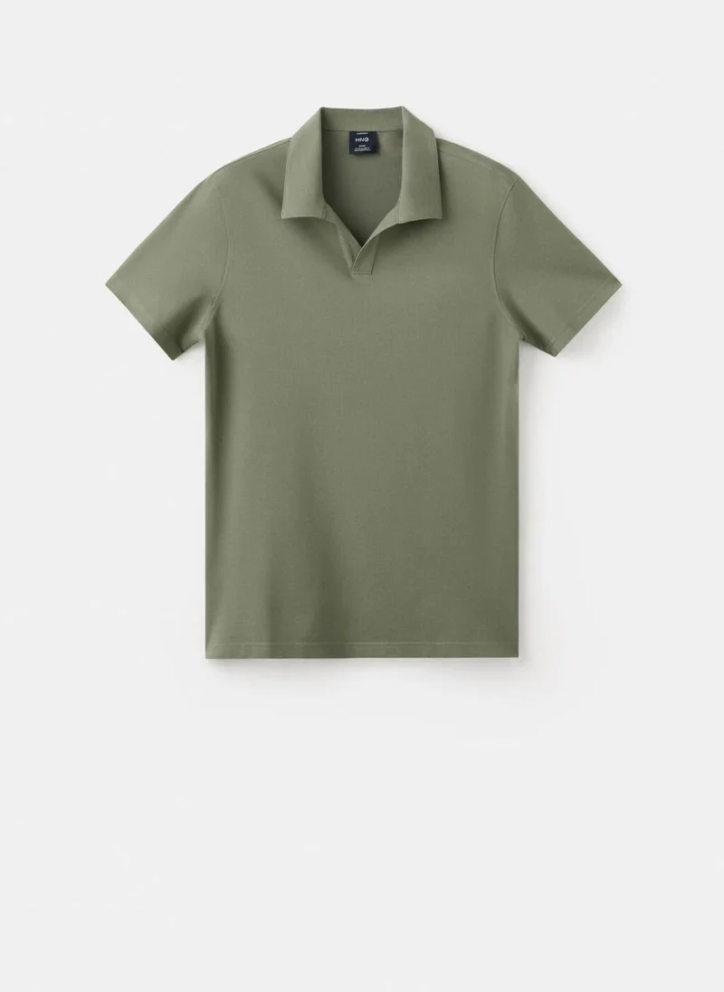 Mango Man  Slim fit piqué polo for Men | Best Price UAE
