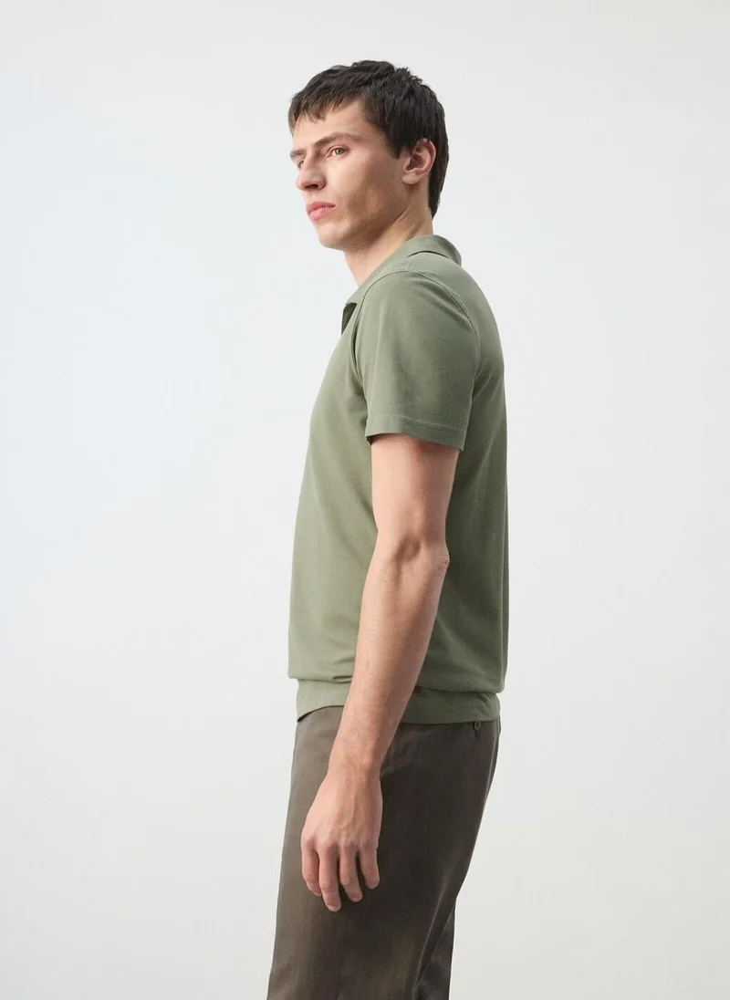 Mango Man  Slim fit piqué polo for Men | Best Price UAE