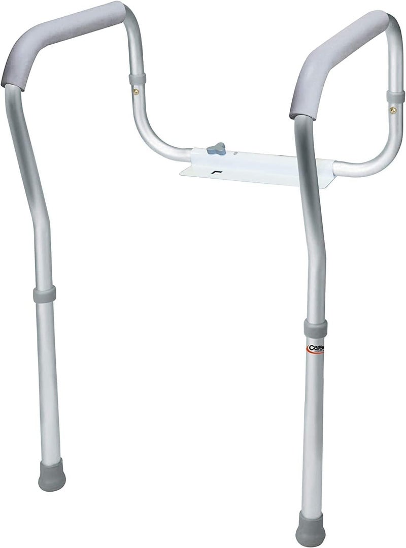 Carex Toilet Safety Rails - Adjustable Toilet Safety Frame for Elderly and Disabled - Image 2