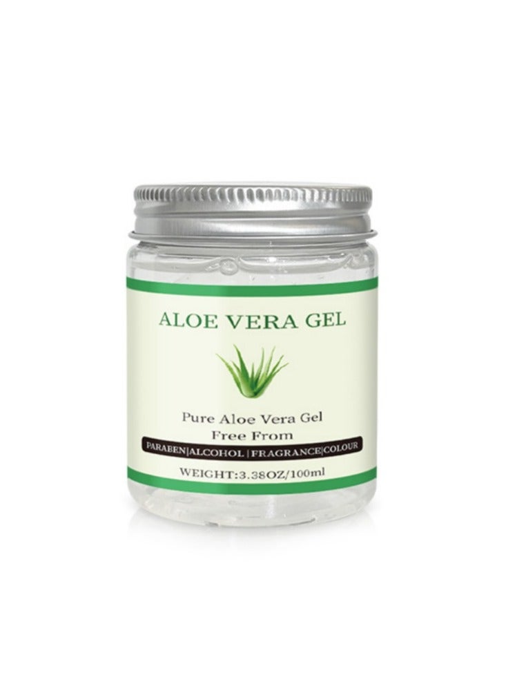 Aloe Vera Gel Pure Natural Aloe Gel For Moisturizing Face Skin & Hair Care,Durable Moisturizing Hydrating Soothing After Sun Repair Non-Sticky (100gm) - Image 1
