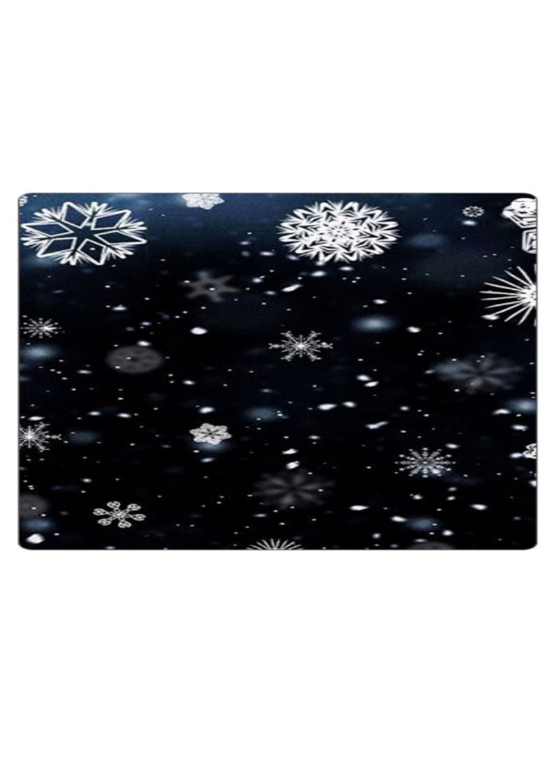 RKN Printed Anti-Slip Gaming Mouse Pad Blue/Black/White
