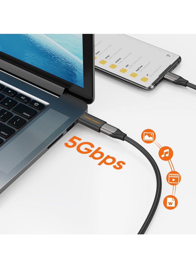 CableCreation USB C to USB A Adapter,CableCreation USB C Female to USB Male Adapter USB to USB C Adapter, USB 3.1 5Gbps USB C to A Adapter Female for Laptops Logitech StreamCam VR Link Adapter for Charging  - Image 4