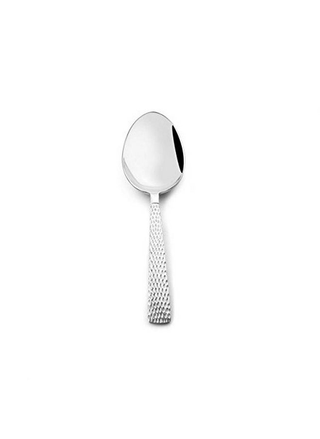 FNS FnS Madrid Large Hammer Finish on Handle Serving Spoon for Dining Table and Kitchen  - Image 1