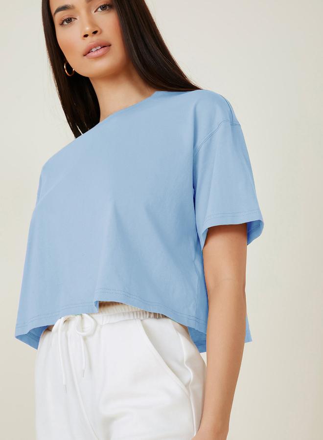 كوتي تيشيرت قصير فضفاض بأكمام قصيرة من كوتي - Image 3