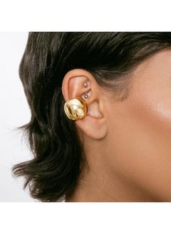 Ettika Ear Cuff. Gold Earrings For Women. Ear Cuffs For Women Non Piercing, Chunky 18K Gold Plated Ear Cuff. Cuff Earrings. Jewelry  - Image 2