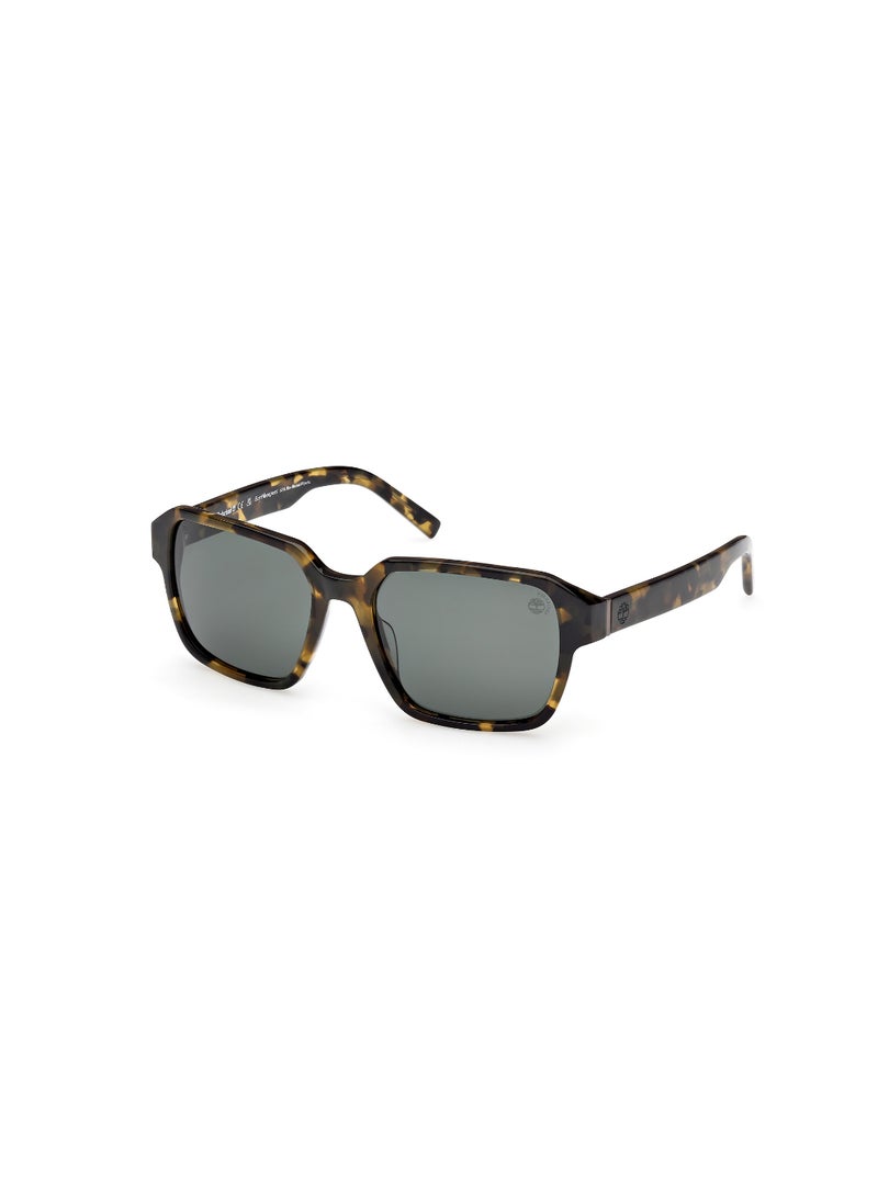 TIMBERLAND FULL RIM MALE SQUARE YELLOW ACETATE SUNGLASSES - Image 1