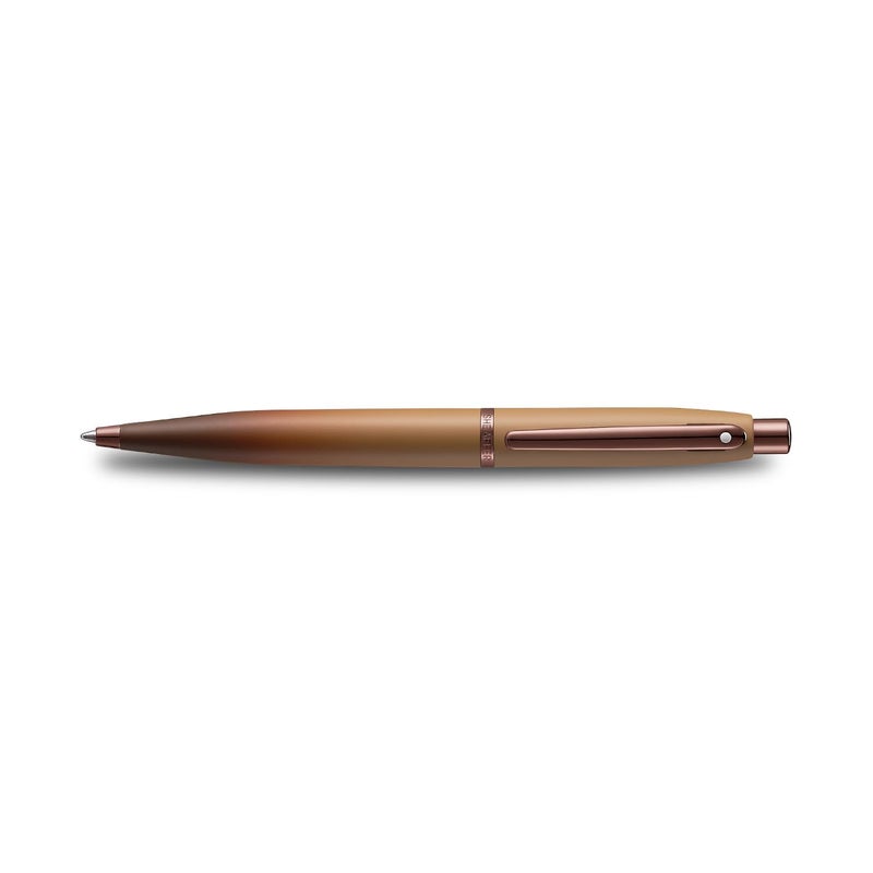 SHEAFFER VFM 9428 Coffee Edition Matt Brown Ballpoint Pen with Regal Brown PVD Trims | Premium Ball Pen - Image 4