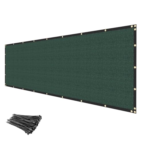 INFRANGE Privacy Fence Screen 6' x 40' Fencing Cover Heavy Duty Mesh Windscreen Cloth for Outdoor Garden Patio Backyard Chain Link Fence Green - Image 1