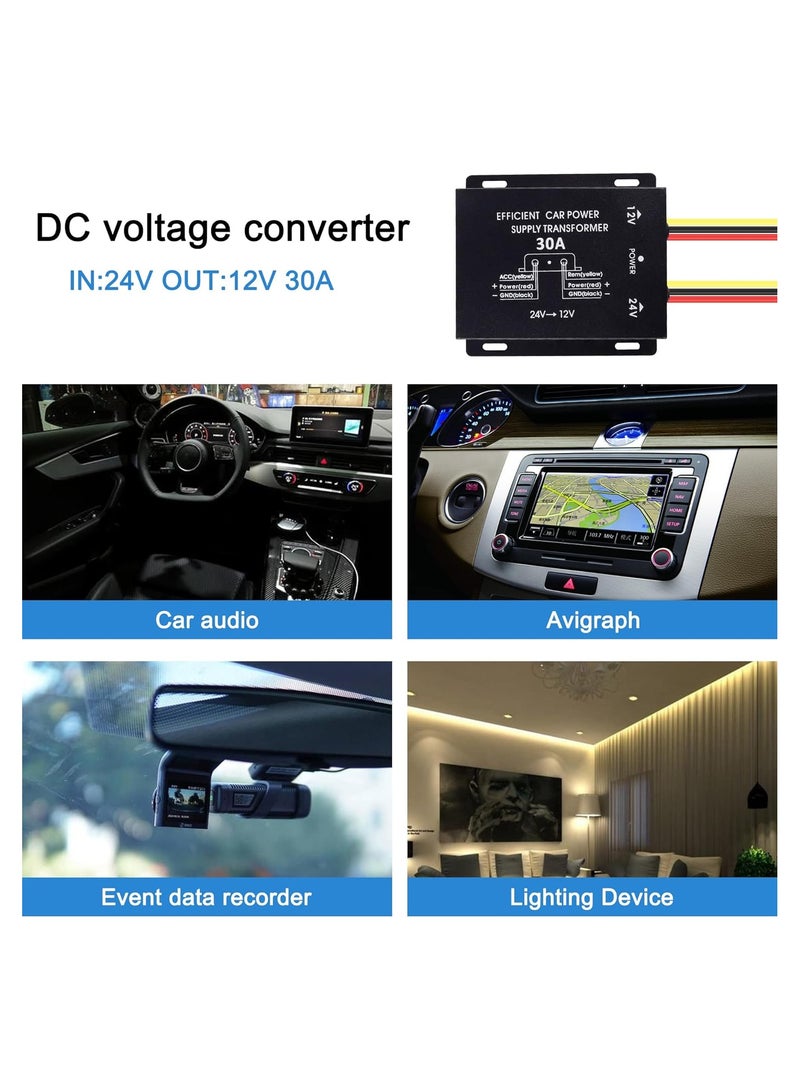 WINCA Buck Converter DC 24V to DC 12V 40A Step Down Regulator Supply Transformer - Image 4