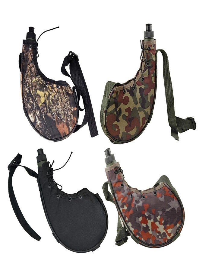 HEYXI Convenient Outdoor Bottle Oxford Cloth Canteens Water Bottle Practical Camping Water Kettle Backpacking Supplies, Approx.280x140x45mm/11.02x5.51x1.77inch - Image 4