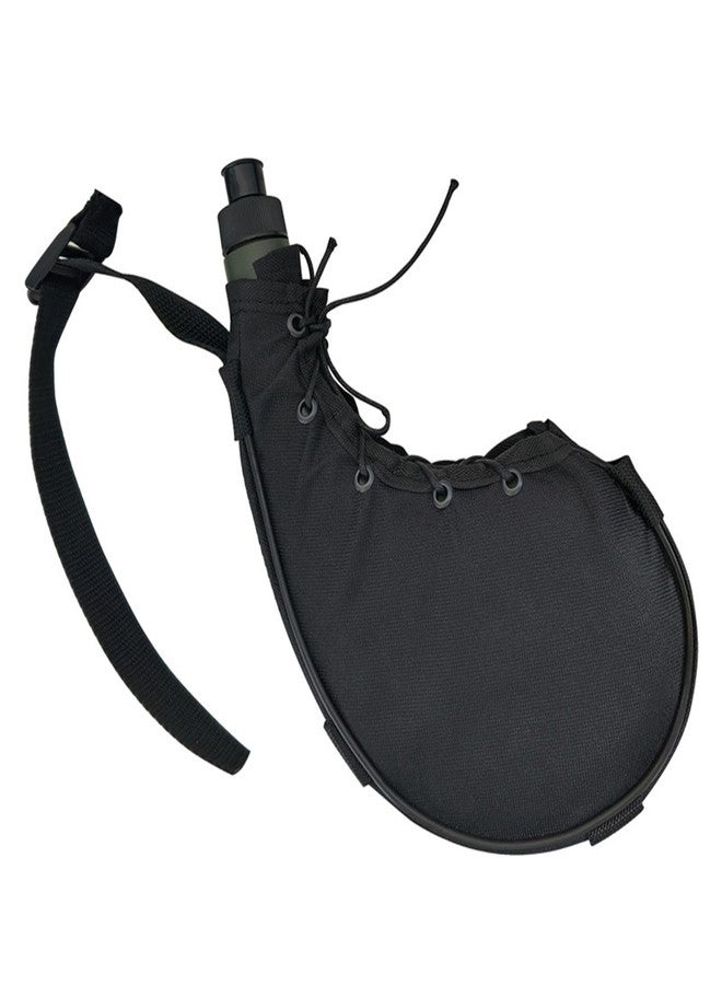 HEYXI Convenient Outdoor Bottle Oxford Cloth Canteens Water Bottle Practical Camping Water Kettle Backpacking Supplies, Approx.280x140x45mm/11.02x5.51x1.77inch - Image 1