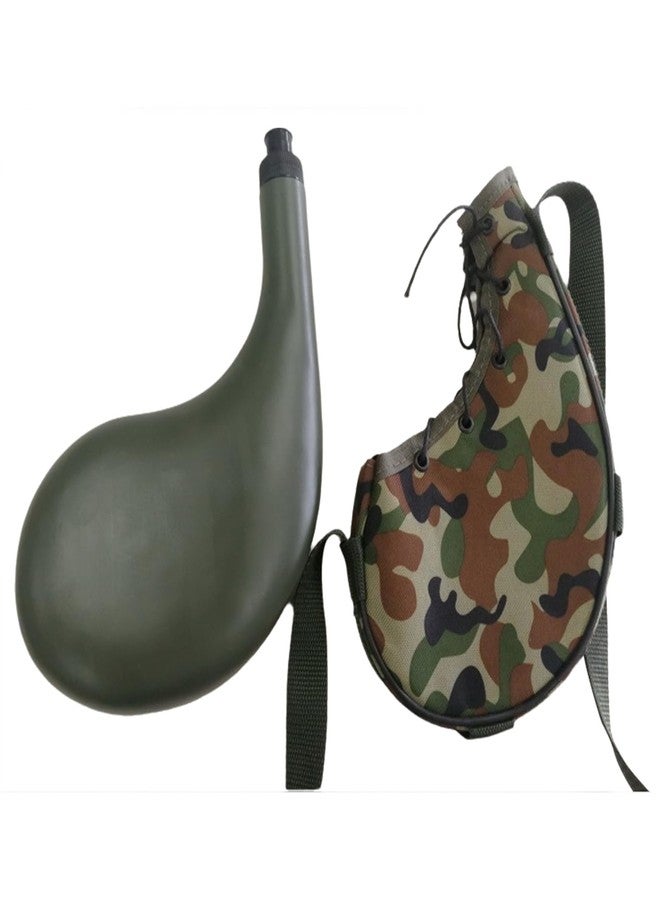 HEYXI Convenient Outdoor Bottle Oxford Cloth Canteens Water Bottle Practical Camping Water Kettle Backpacking Supplies, Approx.280x140x45mm/11.02x5.51x1.77inch - Image 3